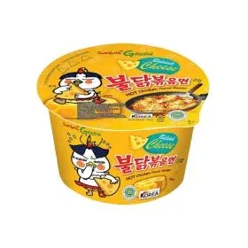 Samyang نودلز رامن Buldak بالجبن وعاء كبير