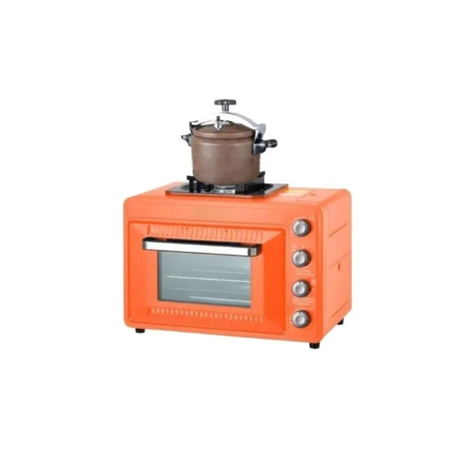 Smartova 2-in-1 Gas Stove & Oven Compact Cooker with Multi Function Knobs and Durable Build