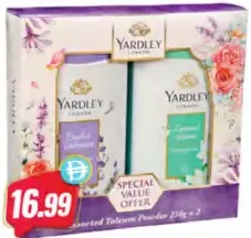 Yardley Talc Assorted