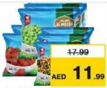 Al Areesh Frozen Green Peas/4 Way Mixed Vegetable/Strawberry