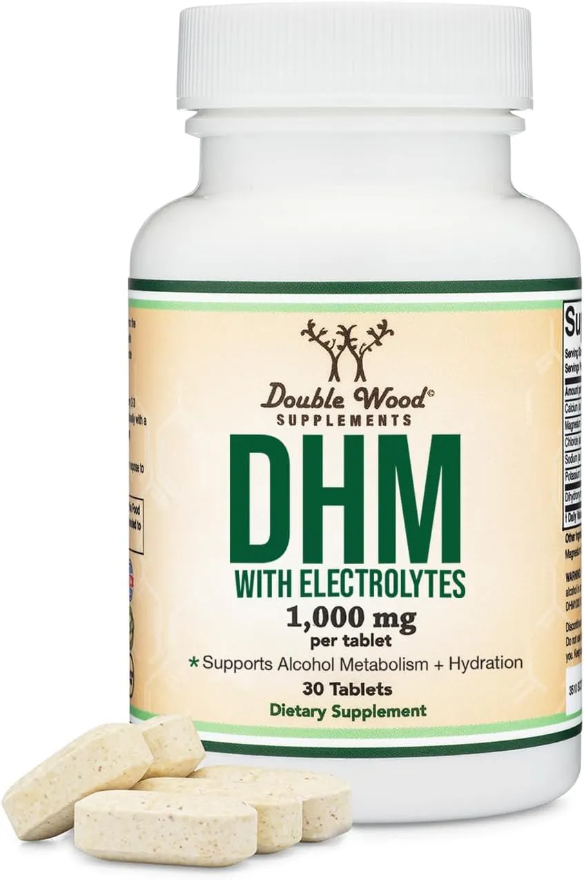 Double Wood Supplements لدعم الكبد والترطيب - 30 X 1000 Mg قرص