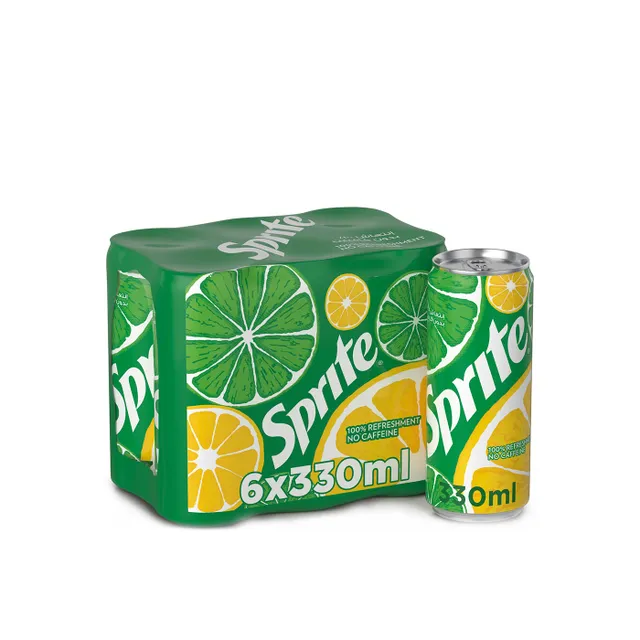 Sprite Regular Lemon Lime Flavoured Carbonated Soft Drink Can