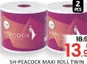 Sh-Peacock Maxi Roll Twin