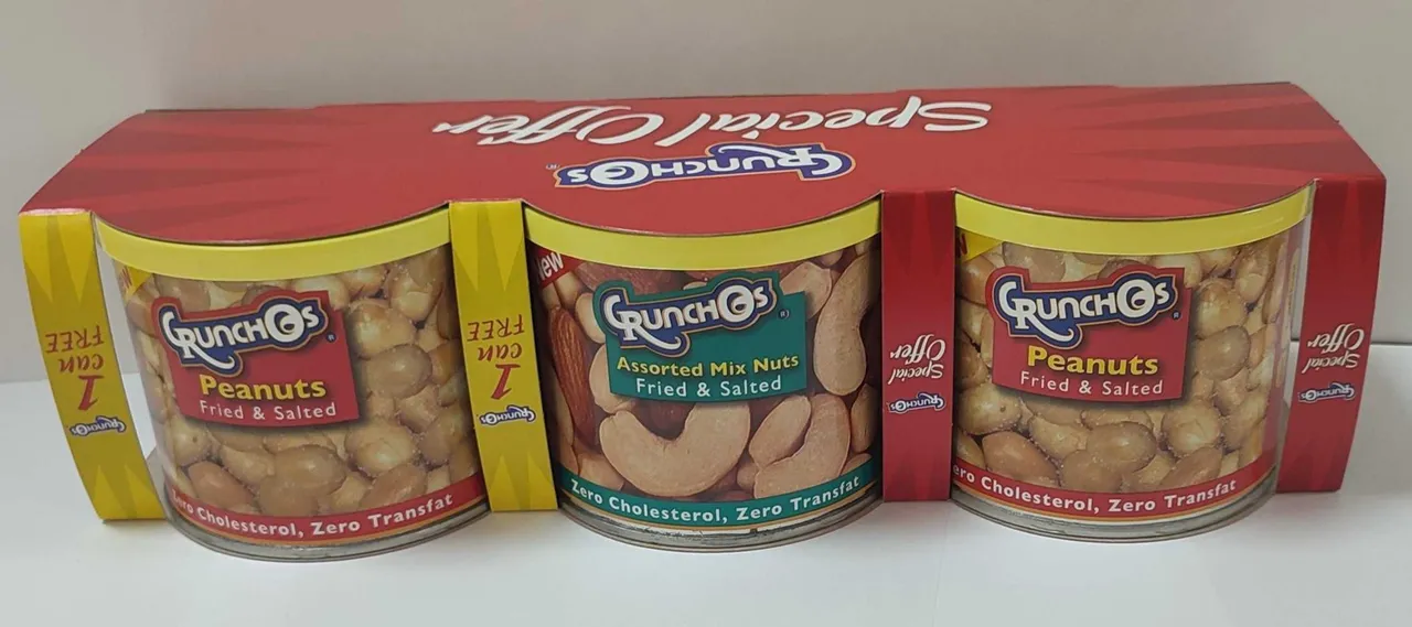 Crunchos فول سوداني - + علبة مشكلة