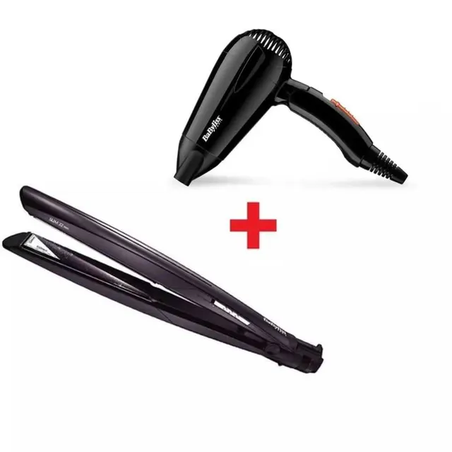 Babyliss Bundle Hair Dryer + Hair Straightener