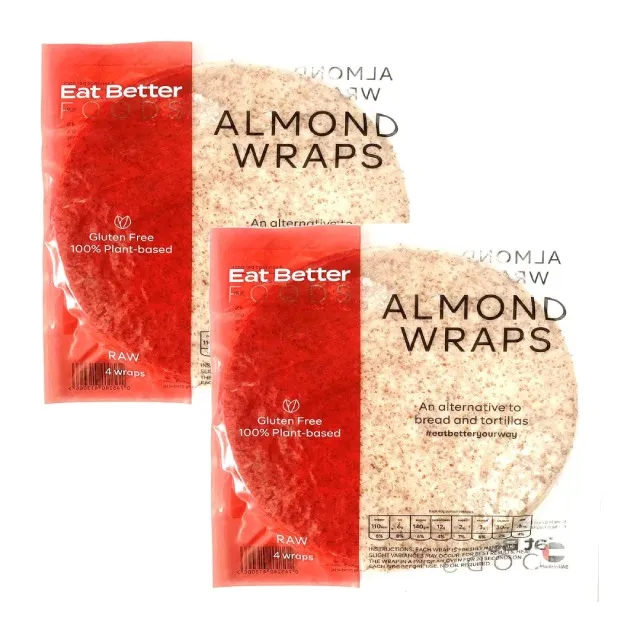 Eat Better Foods Almond Wraps Raw