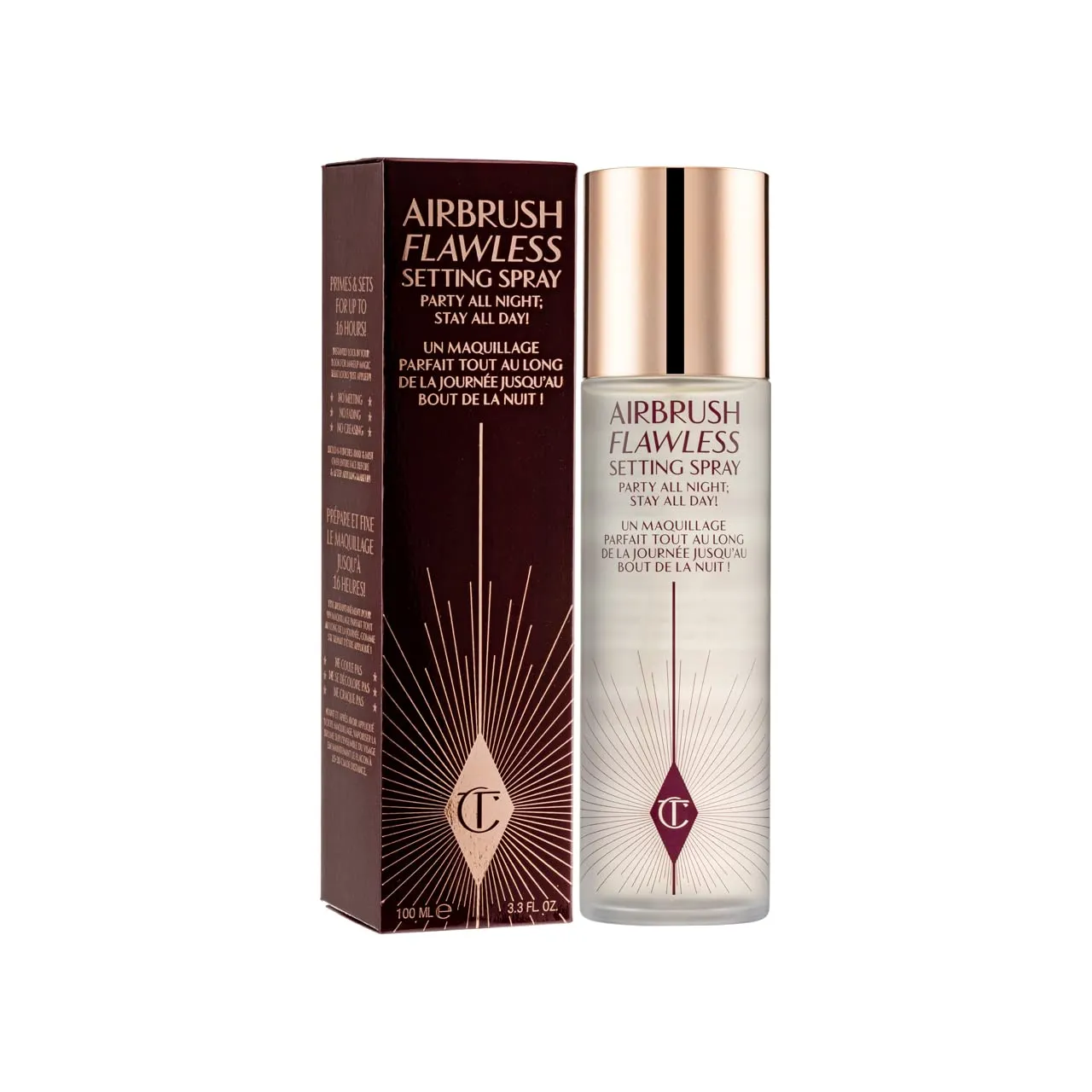 Charlotte Tilbury بخاخ تثبيت Airbrush Flawless Setting Spray 33 Fl OzlClear