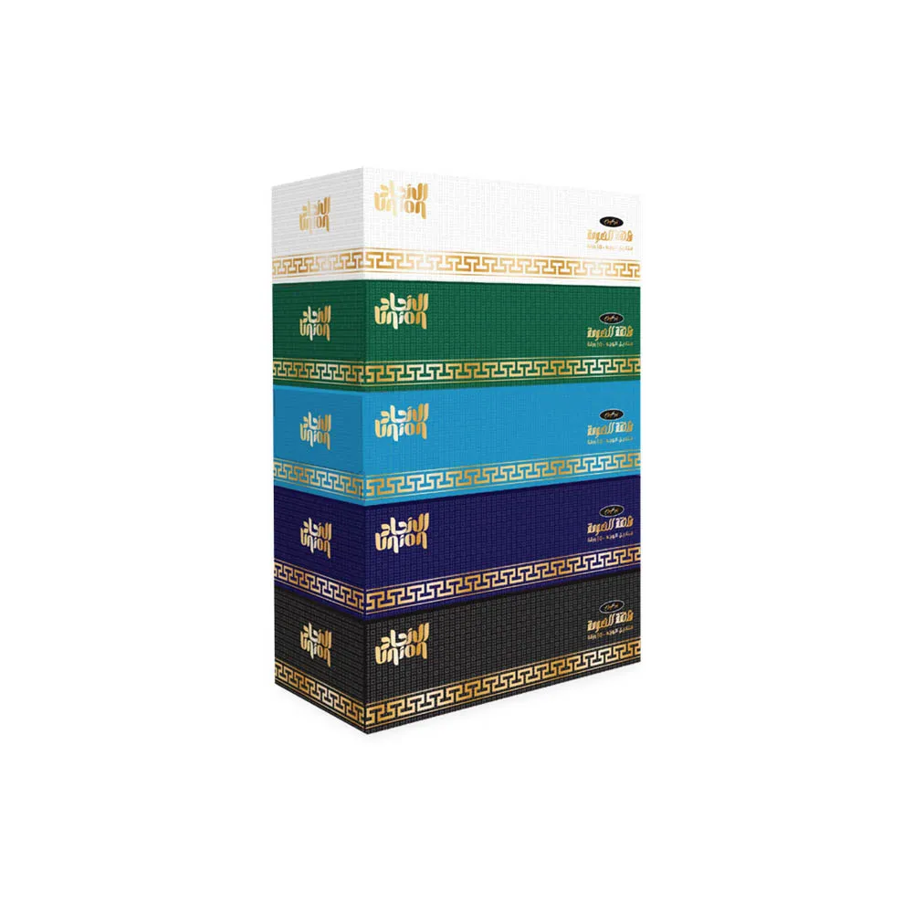 Union مناديل وجه ناعمة 2 طبقة - 5 x 150 Sheets