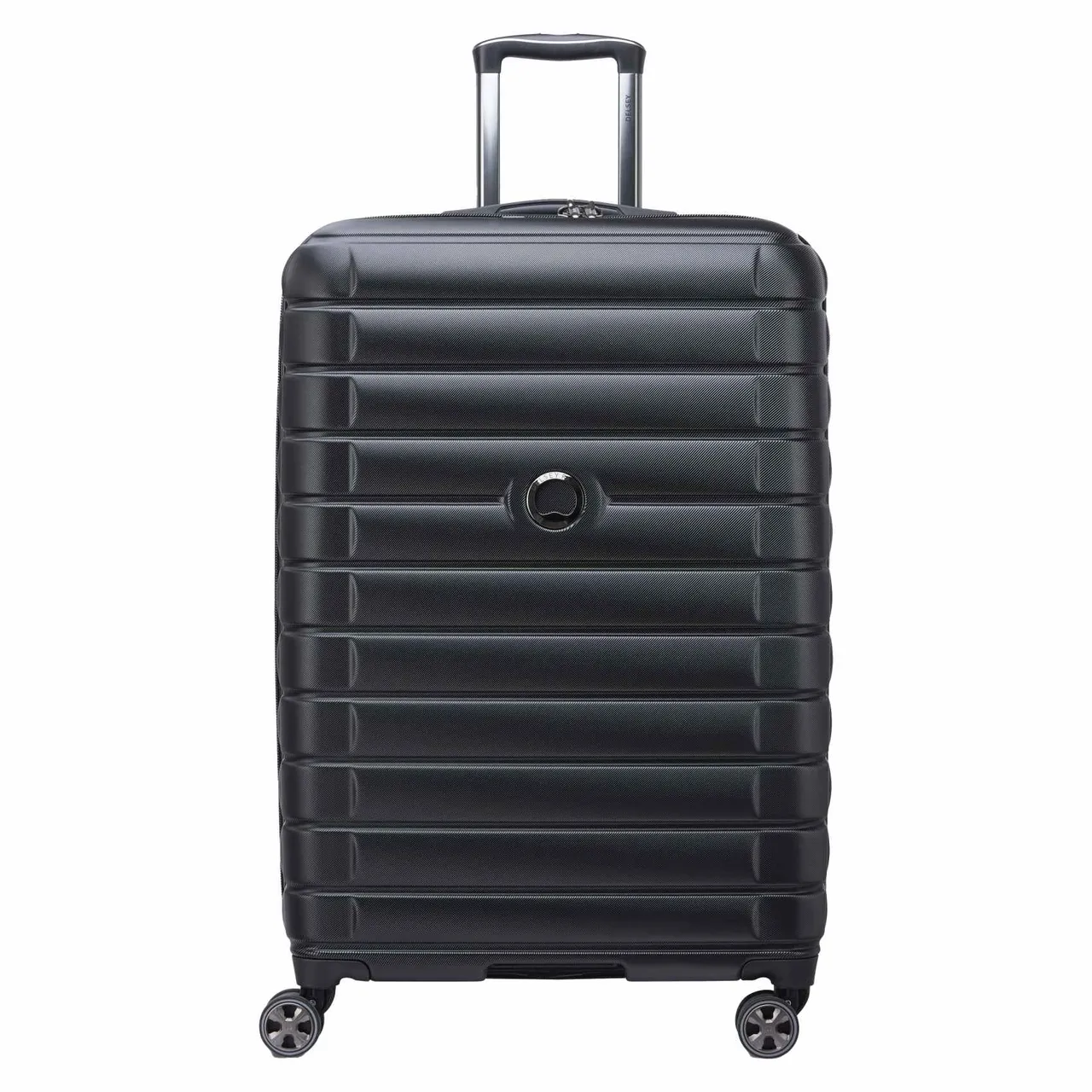 Delsey حقيبة سفر صلبة بعجلات Shadow 5.0 مقاس 82cm أسود