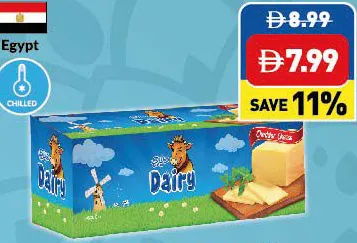 Arab Dairy Cheddar Cheese Block