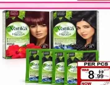 Vatika صبغة شعر بالحناء