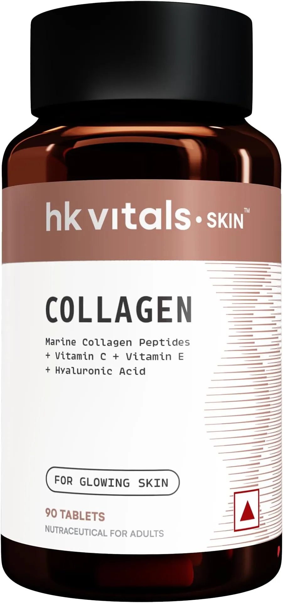 Hk Vitals أقراص كولاجين، 90 قرص، 3000 mg، ببتيدات كولاجين بحري، فيتامين C وE وبيوتين مع ببتيدات متحللة