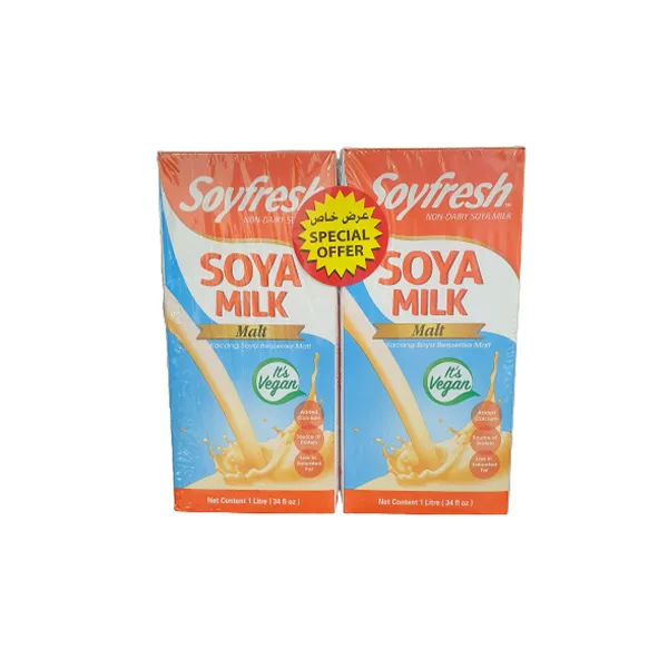 Soyfresh Soy Fresh حليب صويا بالمالت 1 L x 2 pcs