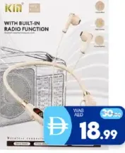 KM Sport Earphones 2400 M.A.H