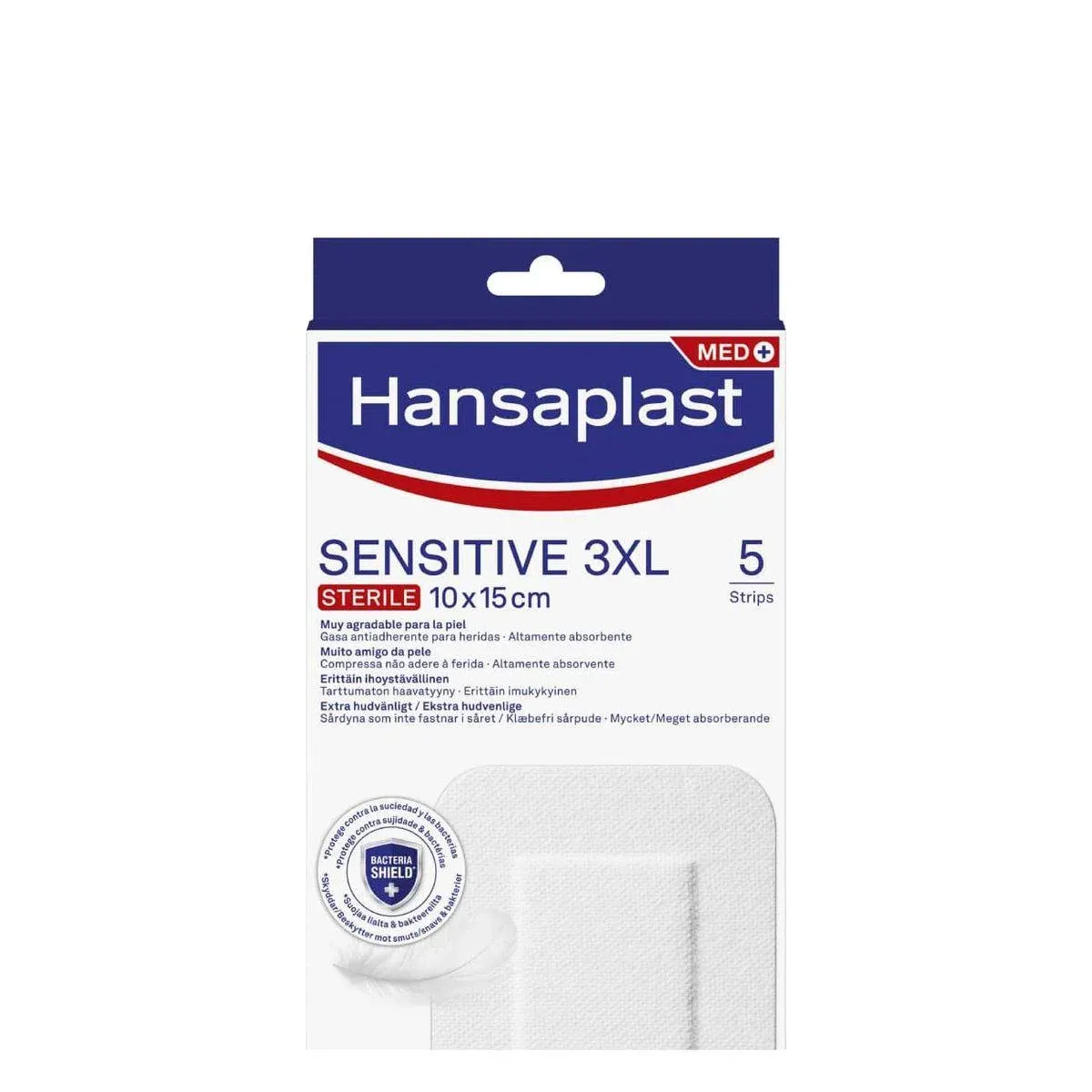 Hansaplast Sensitive 3XL 5 شرائط