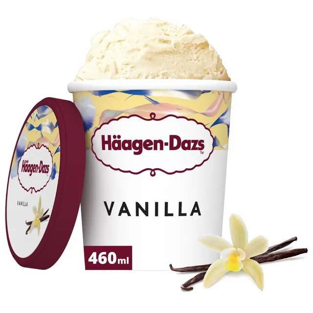 Haagen Dazs vanilla ice cream