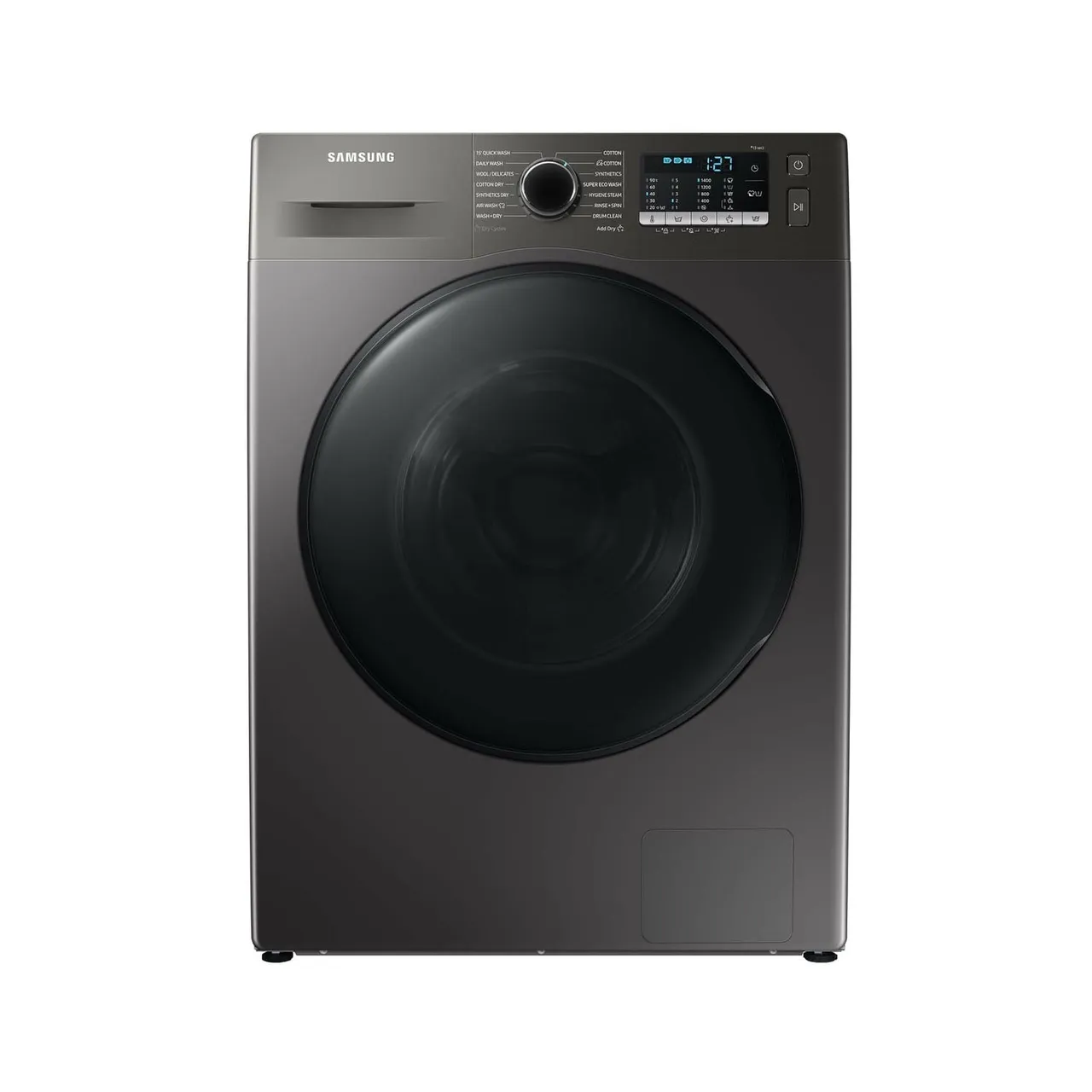 Samsung / غسالة ونشافة | نشافة | 1400 RPM | إيكوببل | WD80TA046BX-GU | لون إينوكس
