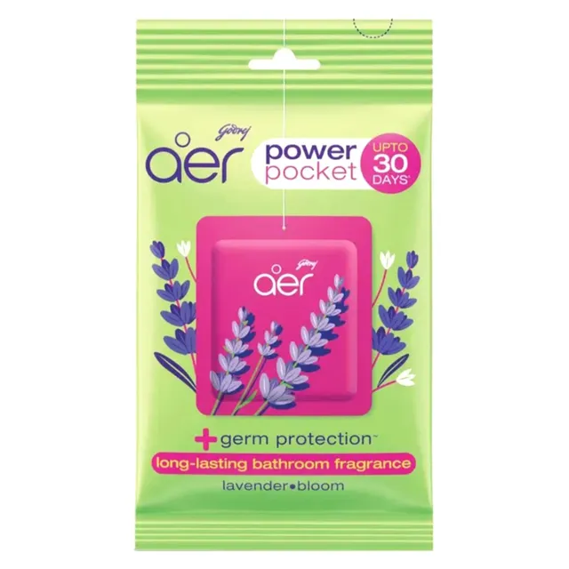 Godrej Aer Power Pocket Lavender Bathroom Fragrance