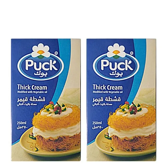 Puck Thick Cream Modified With Vegetable Oil