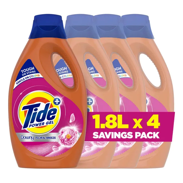 Tide Core+ Power Gel Liquid Detergent Downy Floral Breeze