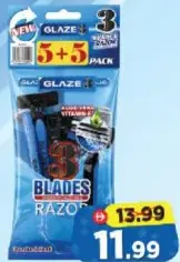 Glaze 3 Disposable Razor