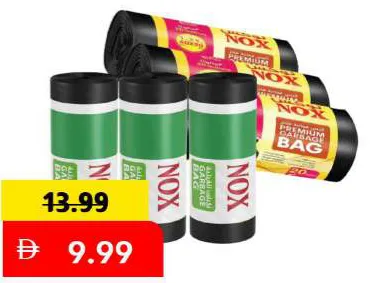 Nox Garbage Bag Asstd