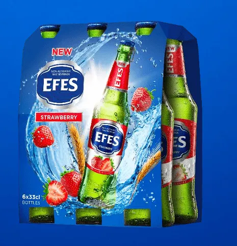 Efes Non Al Cholic Malt Beverage Strawberry