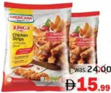 Americana Frozen Hot And Crunchy Chicken Strips