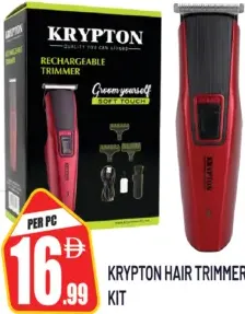 Krypton Hair Trimmer Kit