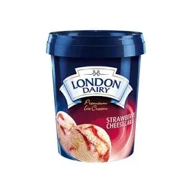London Dairy آيس كريم تشيز كيك بالفراولة
