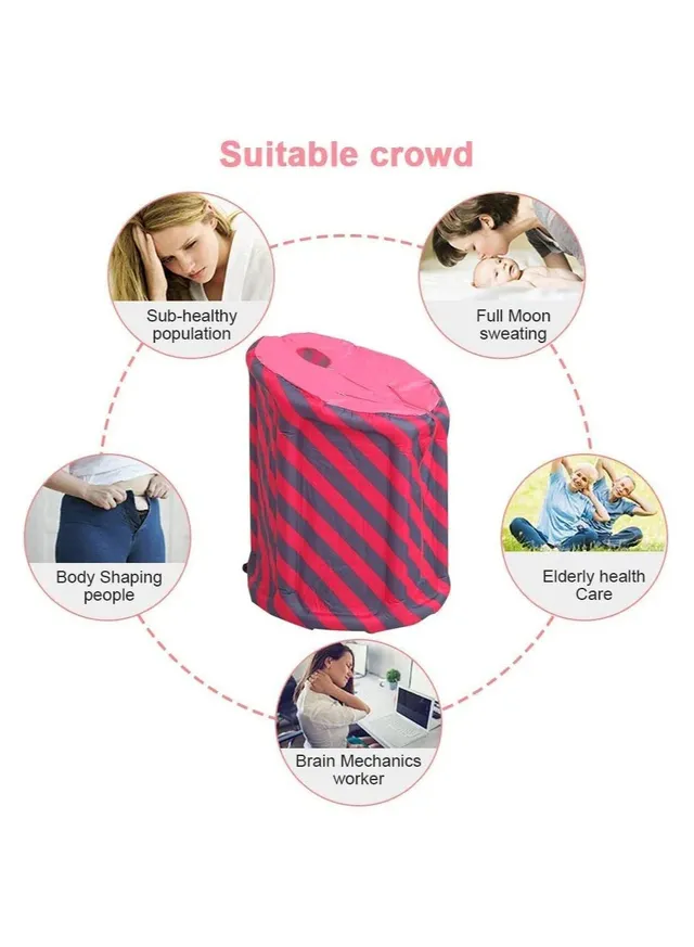 kohelia Portable Personal Home Inflatable Steam Sauna Steamer with Remote Control and Temperature Adjustment, Personal Spa set Indoor Body Slimming Therapy, Spa Mobile Steam Tent Sauna Pot Machine Body Heater