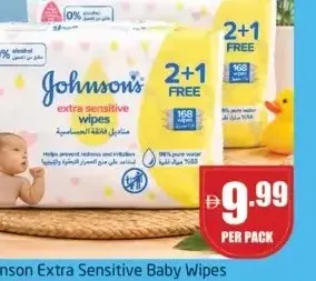 Johnson's Extra Sensitive Baby Wipes