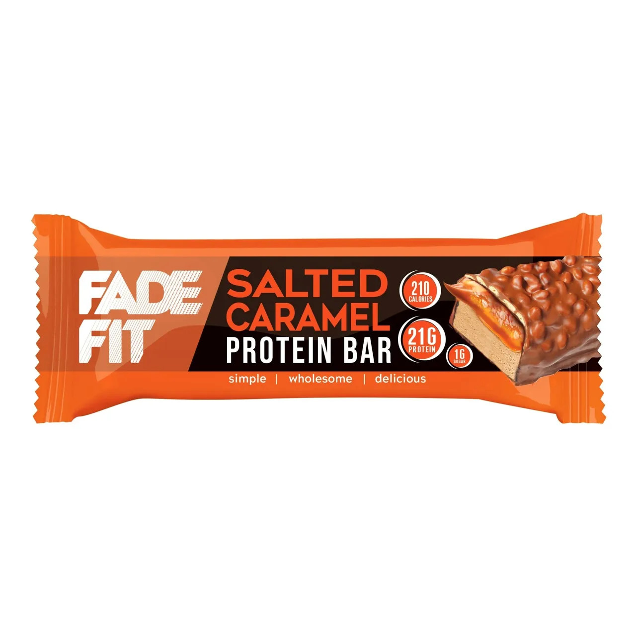 Fade Fit لوح البروتين بالكراميل المملح
