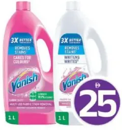 Vanish وردي وأبيض / وردي