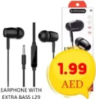 Earphone With Extra Bass L29