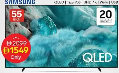 Samsung 4K QLED Smart TV Qa55Q7Faauxzn