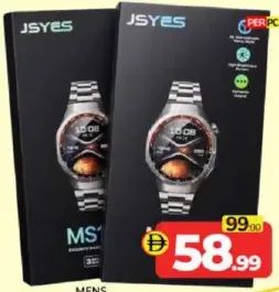 Jsyes ساعة ذكية دائرية للرجال