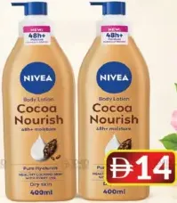 Nivea Bdy Ltn Cocoa Butter