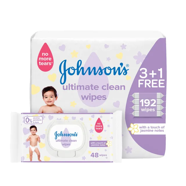 Johnson's Ultra Clean Wipes