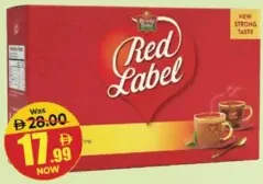 Red Label أكياس شاي ريد ليبل القوي