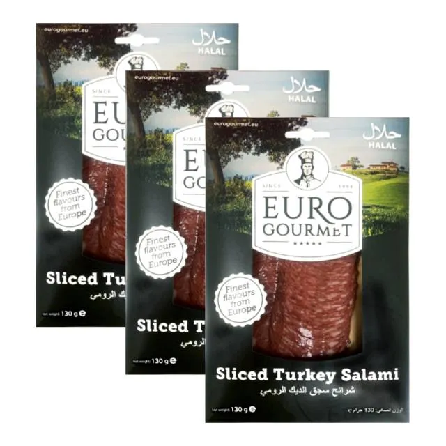 Euro Gourmet سلامي ديك رومي شرائح