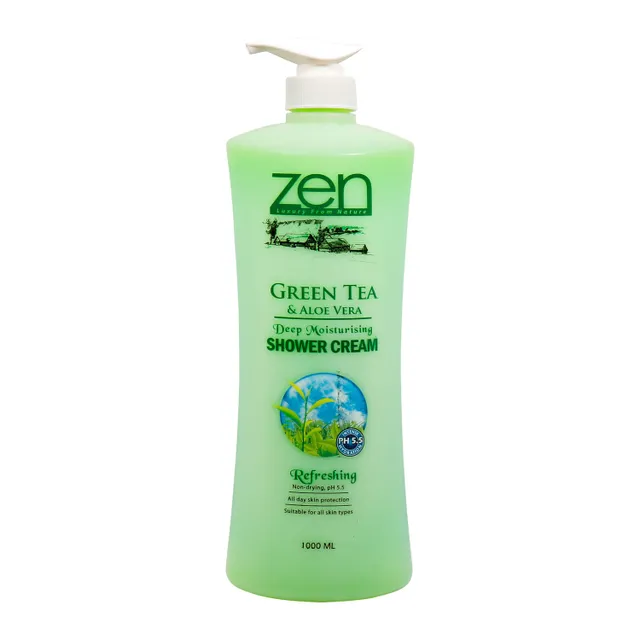Zen Shower Cream Green Tea & Aloe Vera