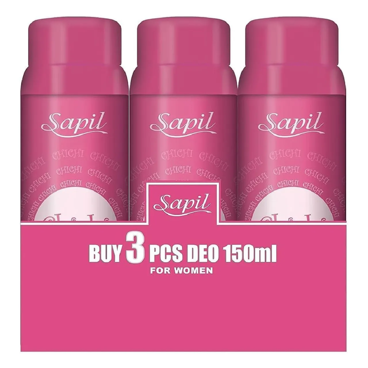 Sapil عبوة قيمة بخاخ مزيل عرق معطر للنساء Chichi