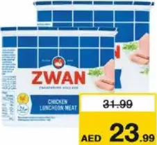 Zwan Lunchn Meat Chkn Hot