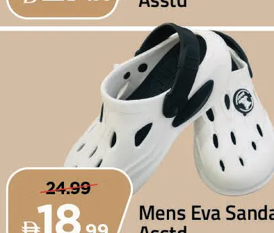 Mens Eva Sandal Asstd