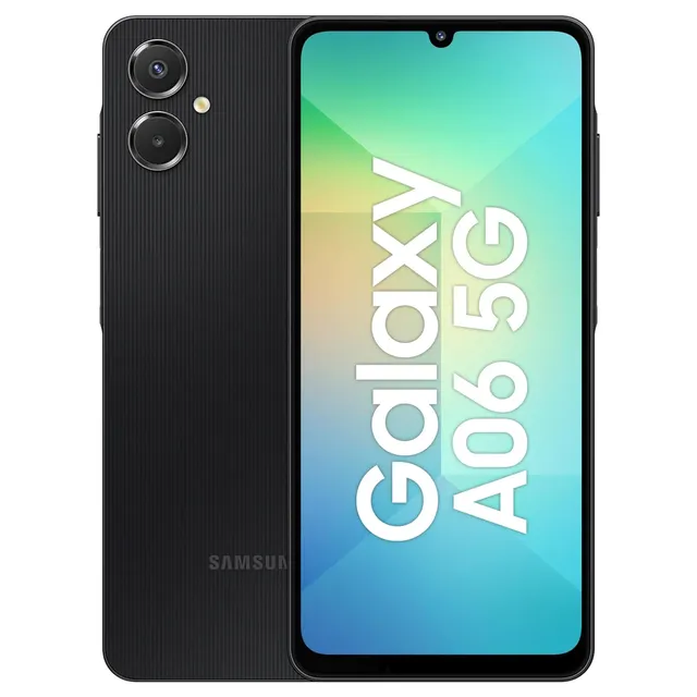 samsung Galaxy A06 Smartphone, 128 GB, Black, Dual SIM, 4 GB RAM, 5G