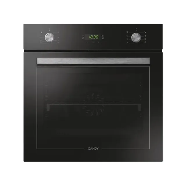 Candy Timeless Built in Electric Oven Fan Assisted, A+ Energy Class, Aquactiva Cleaning, 8 Functions, Elegant Black Finish