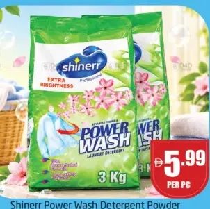 Shiner Power Wash Detergent Powder