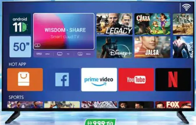 Afra تلفاز ذكي LED FHD