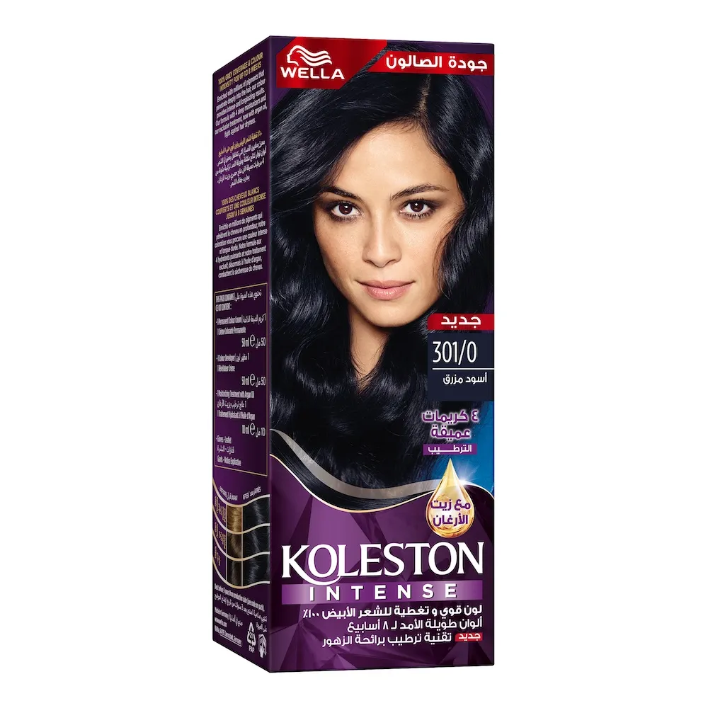 Wella صبغة الشعر ويلا كولستون إنتنس 301/0 أزرق أسود